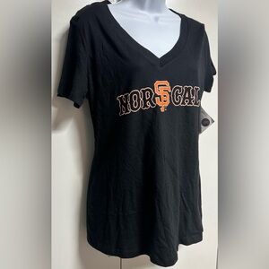 Genuine Merchandise NorCal San Francisco Women’s Black Tee NWT